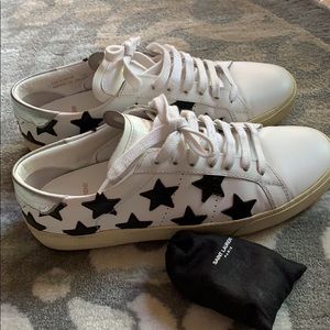 YSL leather sneakers